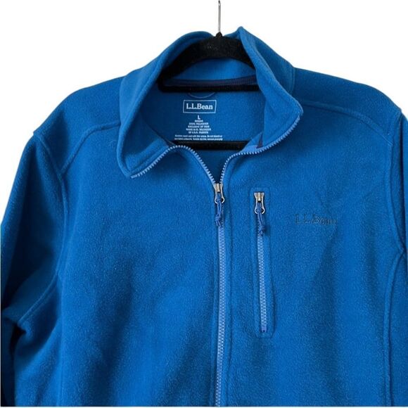 L.L. Bean Full Zip Fleece, Size L - Picture 3 of 7